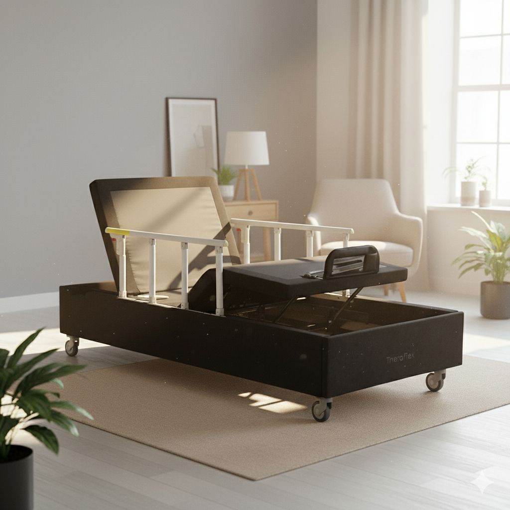 Cama TheraFlex Elétrica – Conforto, Segurança e Design em Casa — Cinza