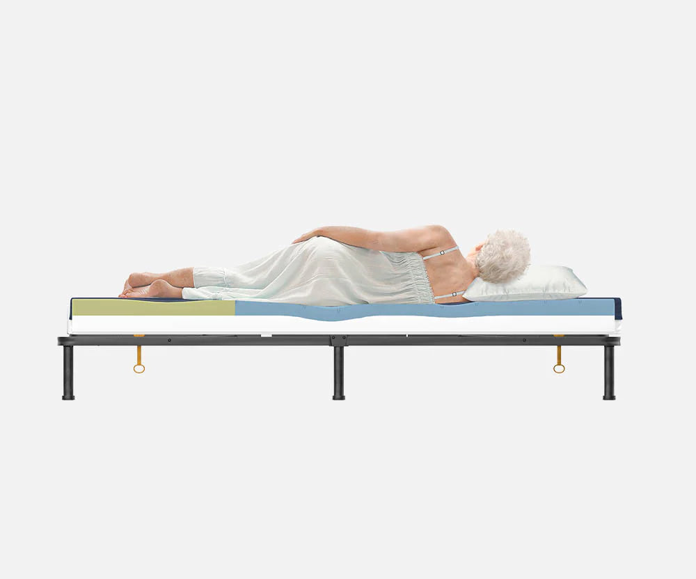 Triple capa de protección para el paciente en cama