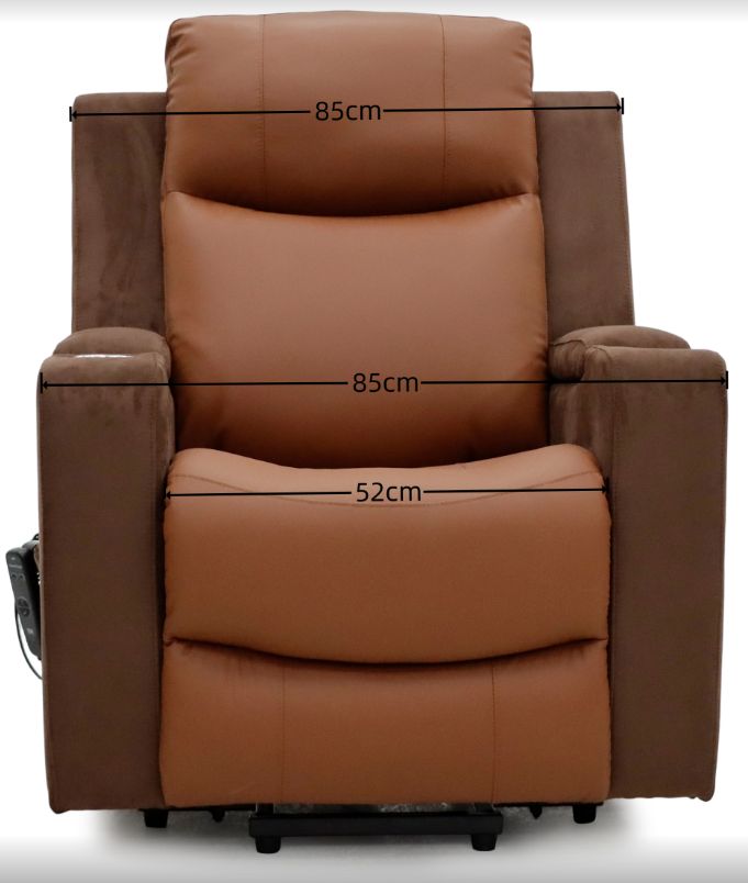 Poltrona com Massagem de Ar TheraLift Royal – Sistema ZenFlow + Elevação