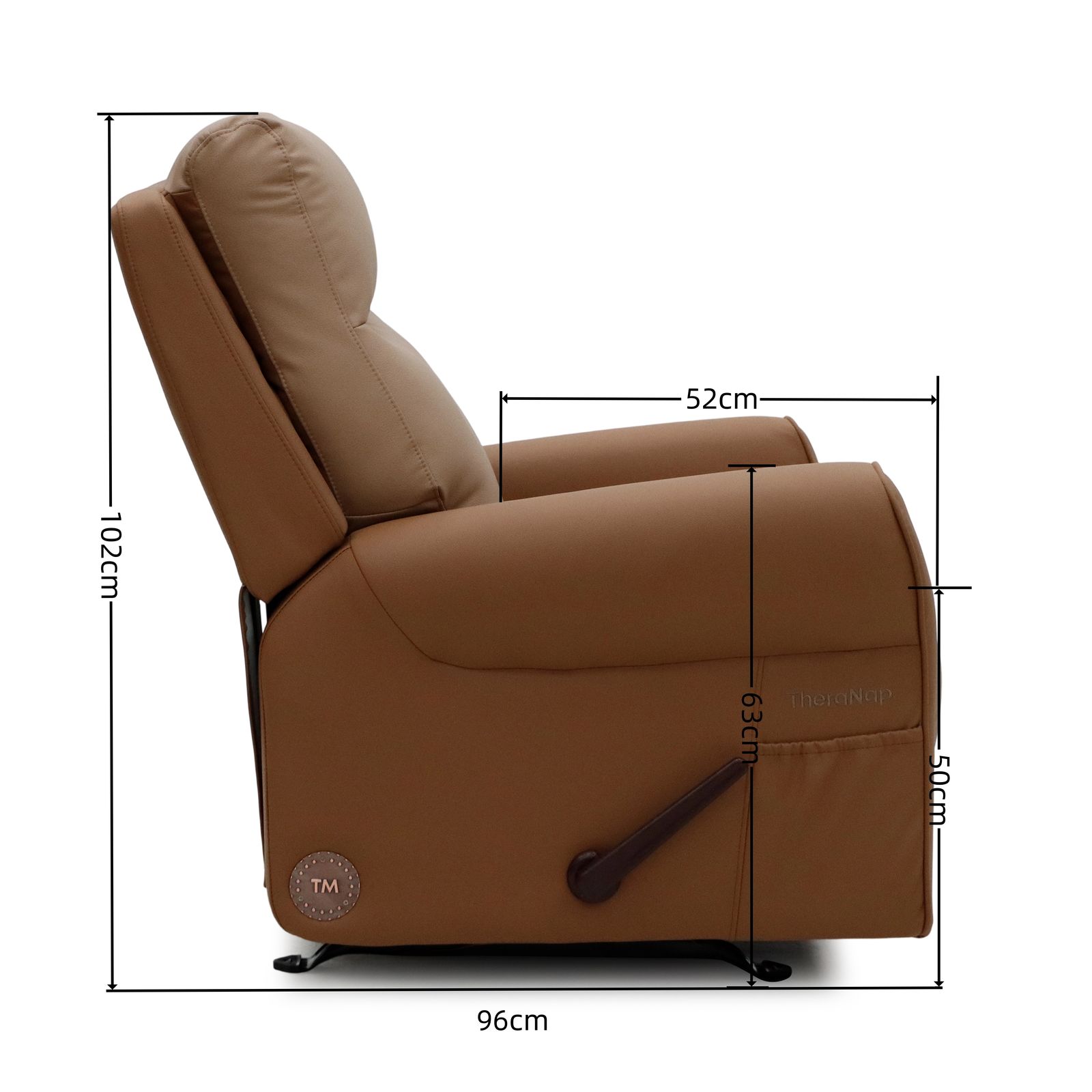 Poltrona de Balanço Reclinável TheraNap – Controle Manual