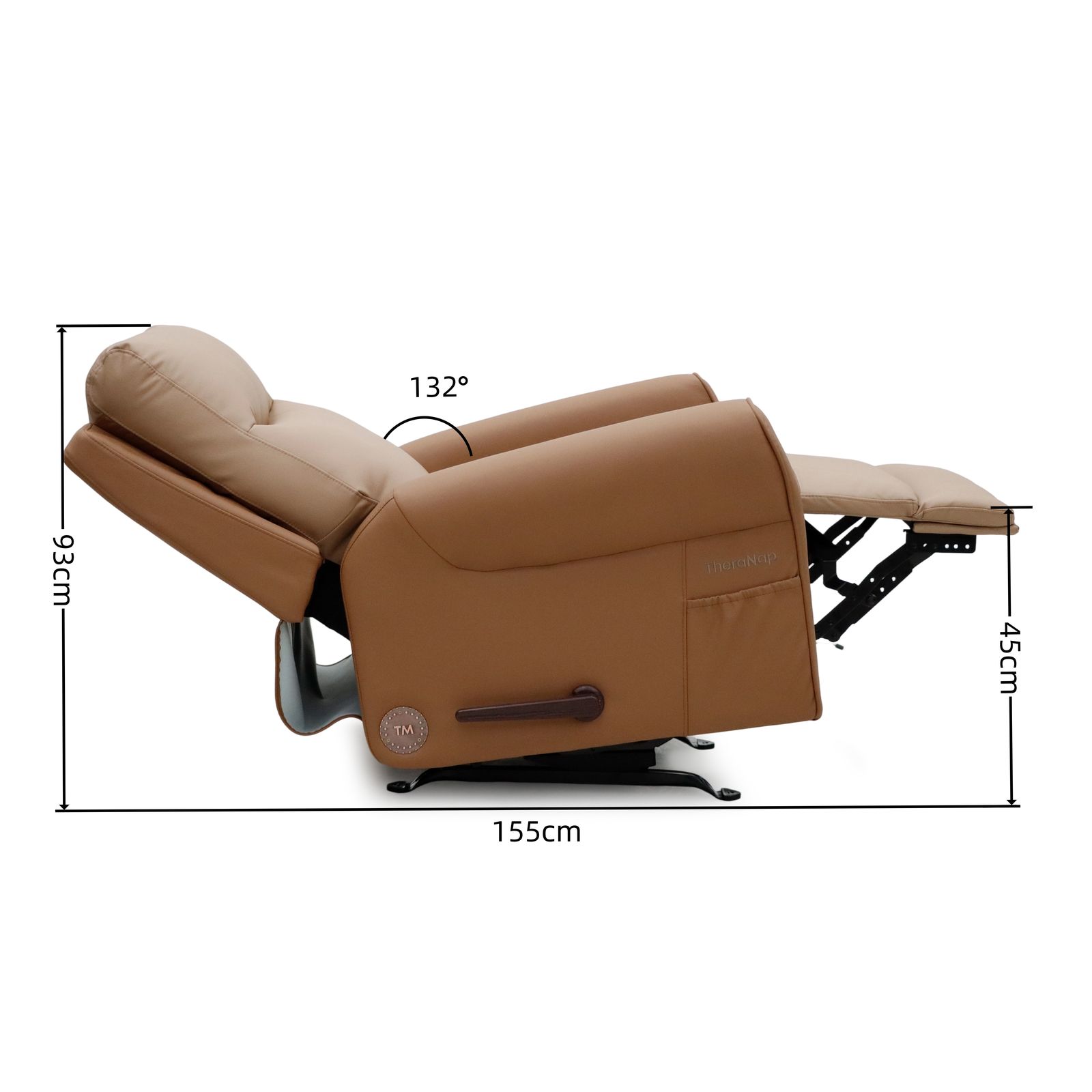 Poltrona de Balanço Reclinável TheraNap – Controle Manual