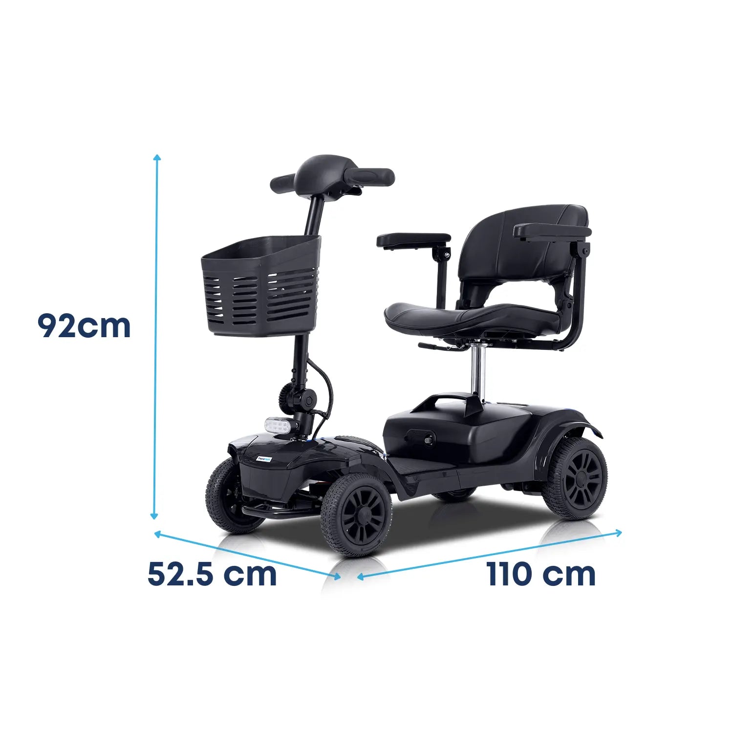 Especificações técnicas do TheraRover Plus