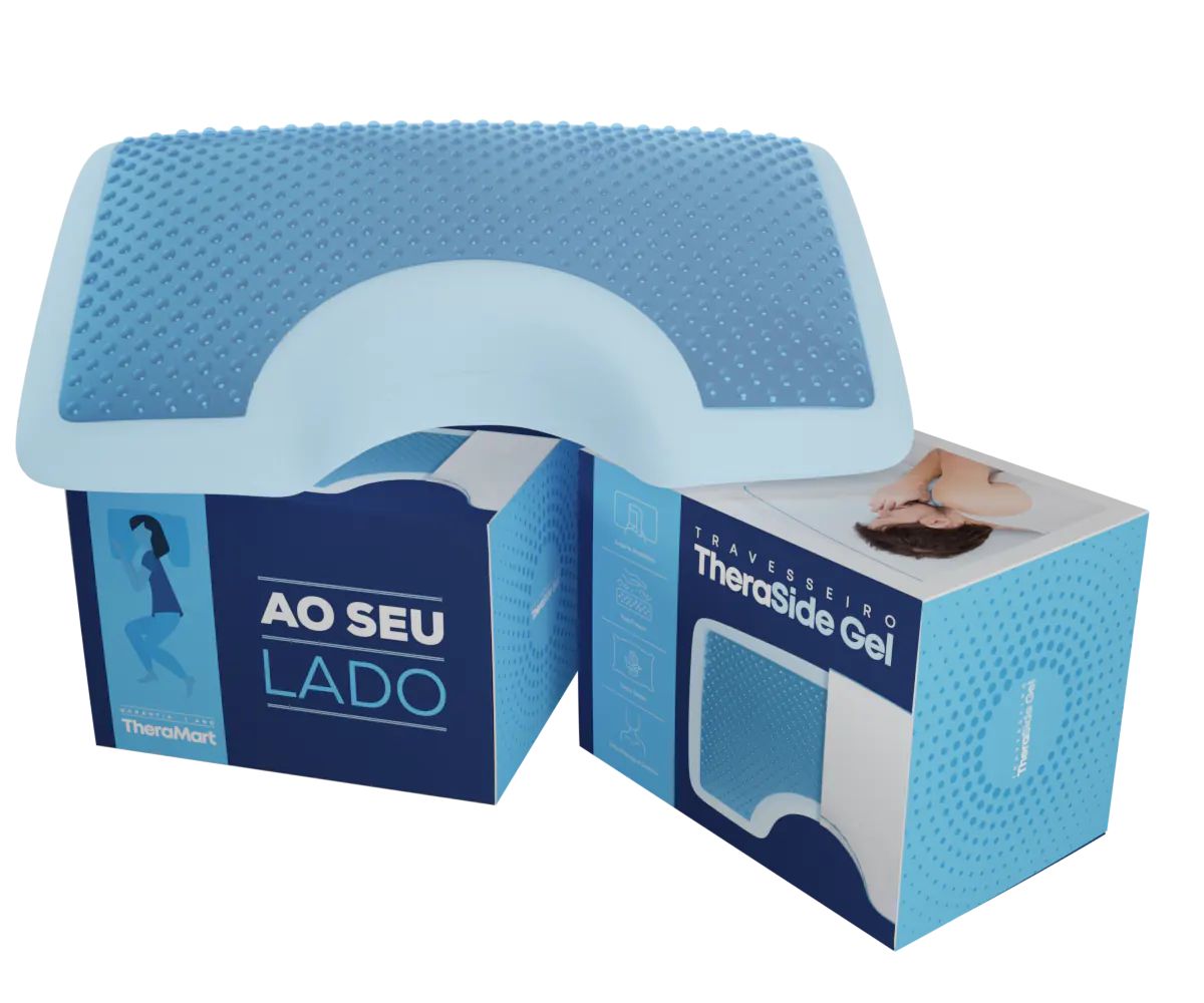 Travesseiro para Dormir de Lado TheraSide Gel